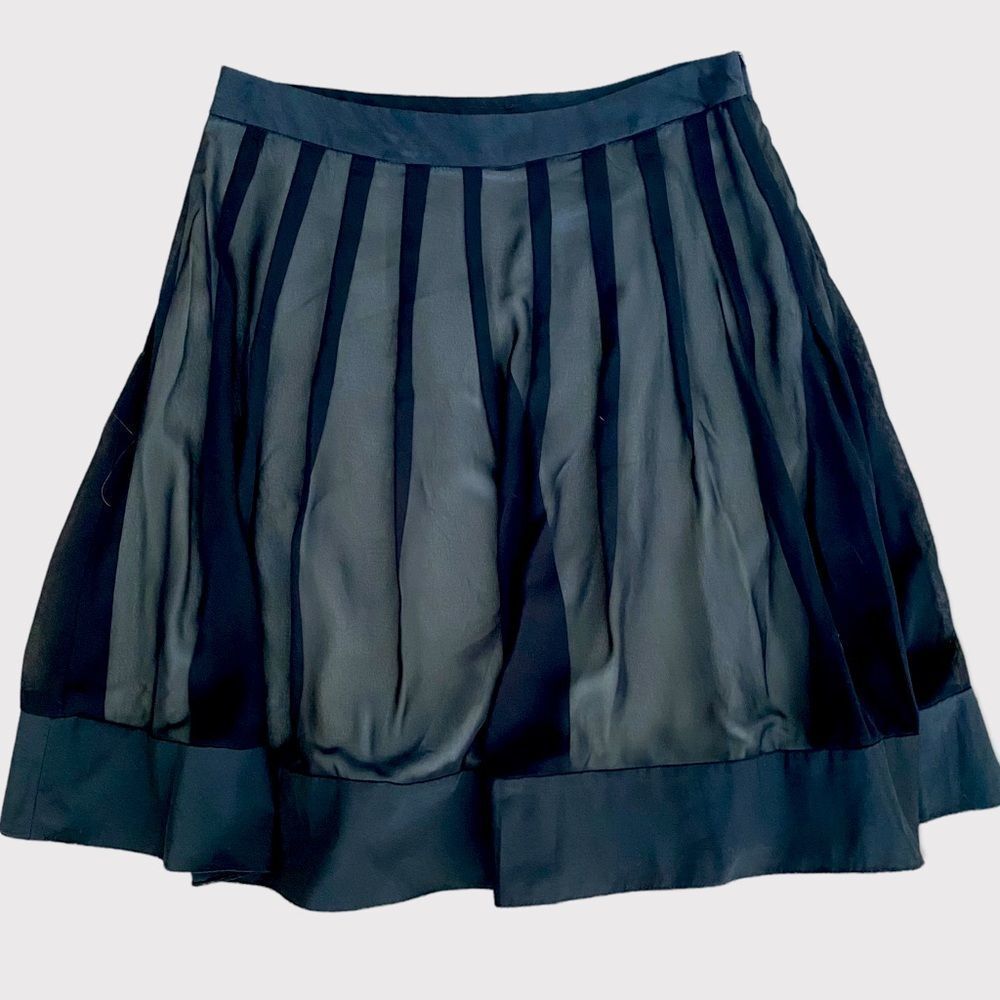 RONAN CHEN Skirt Black Chiffon Wedding Guest Party Size 2 - Picture 2 of 8